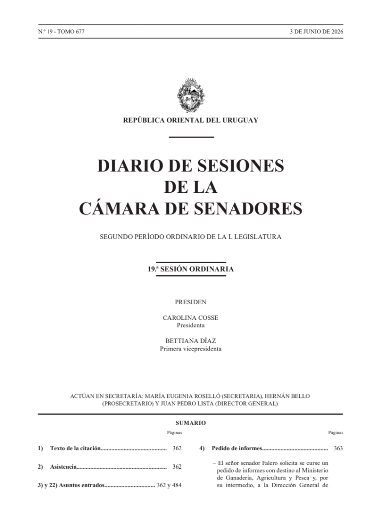 DIARIO DE SESIONES DE LA CAMARA DE SENADORES del 03/06/2026